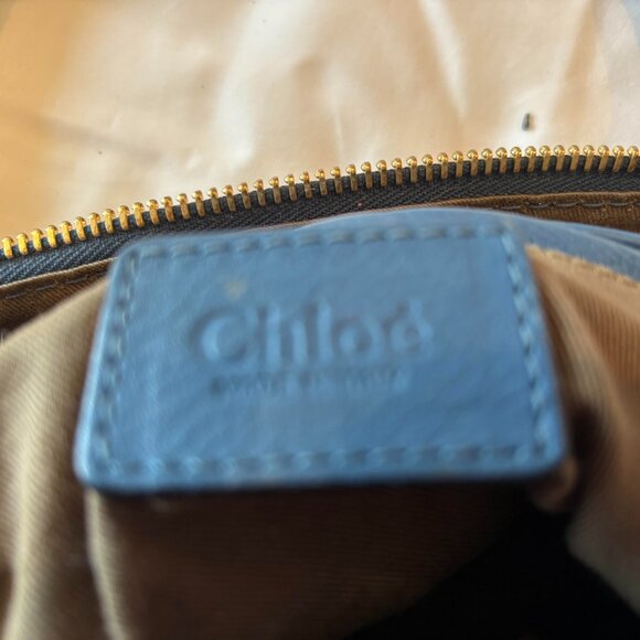 Vintage Chloe "Marcie" Bag in Cobalt Blue Leather - Picture 7 of 9